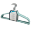 10-Piece Velvet Hangers, Pastel Turquoise