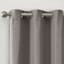 2-Pack Denver Grey Blackout Grommet Curtain Panel, 63"
