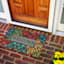 STAINED GLASS DOORMAT 18X30