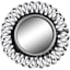 3-Piece Ornate Decorative Mirror Set, 10"