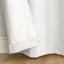 White Thermal Room Darkening Grommet Curtain Panel, 63"