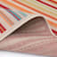 (E309) Scope Multicolor Striped Woven Indoor & Outdoor Area Rug, 8x10