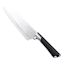 10-Piece Black Handle Knife & Sheath Set