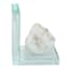 1-Piece White Geode Bookend, 5.5"