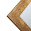 Hammered Gold Framed Rectangle Wall Mirror, 24x36