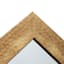 Hammered Gold Framed Rectangle Wall Mirror, 22x28