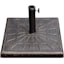 Brown Square Patio Umbrella Base, 42lb