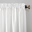 Madison White Pole Top Room Darkening Curtain Panel, 63"