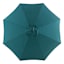 Teal Outdoor Crank & Tilt Umbrella, 9'