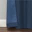 Rockwell Navy Blue Blackout Grommet Curtain Panel, 63"