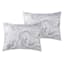 8-Piece Glaze Grey Comforter Set, Queen