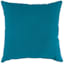 Turquoise Canvas Oversized Outdoor Throw Pillow, 20"