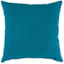 Turquoise Canvas Oversized Square Outdoor Throw Pillow, 20"