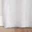Erica White Crushed Grommet Sheer Voile Curtain Panel, 95"
