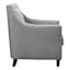 Erica Grey Accent Chair with Nailhead Trim