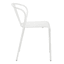 Nova White Metal Dining Chair
