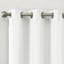 2-Pack White Blackout Grommet Curtain Panels, 84"