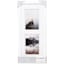 Pick And Mix 2-Opening 5X7 White Mat Linear Photo Frame