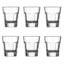 Set of 6 Panel Shot Glasses
