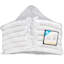 6-Piece Satin Hangers, White