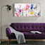 Framed Flower Garden Canvas Wall Art, 47x24