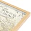 Glass Framed Harry Potter Marauders Map Printed Wall Art, 15x20