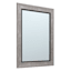 Grey & Black Framed Rectangle Wall Mirror, 22x28