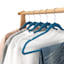50-Pack Velvet Suit Hangers, Denim Blue