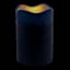 4X6 Led Wax Candle With 6 Hour Timer Dark Blue