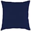 Navy Canvas Outdoor Throw Pillow, 16"