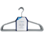 10-Piece Velvet Suit Hangers, Grey