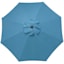 Spa Blue Crank & Tilt Round Patio Umbrella, 7.5'