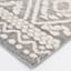 (B684) Found & Fable Grey House Tribal Woven Area Rug, 5x7