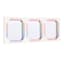 3-Piece Rainbow Wall Mirror Set, 10"