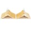 20-Piece Suit Hangers, Natural Wooden