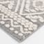 (B684) Found & Fable Grey House Tribal Woven Area Rug, 8x10