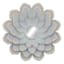 3-Piece Grey Floral Accent Wall Mirror Set, 14"