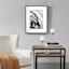 Crosby St. Glass Framed Line Meets Curves Wall Art, 16x20