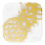 COASTERS RD EDG PINEAPLE WH S4