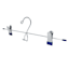 4-Piece Blue Gel-Grip Pant Hanger