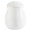 Providence White Scalloped Ceramic Salt & Pepper Shaker Set