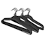 25-Pack Velvet Hangers, Grey
