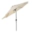 Tan Crank & Tilt Round Patio Umbrella, 9'