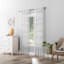 Kailey Grey Sheer Curtain Panel, 84"