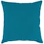 Turquoise Canvas Square Outdoor Throw Pillow, 16"
