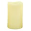 Set of 3 Ivory LED Pillar Candles with 6 Hour Timer