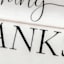 Give Thanks Wall Sign, 20x8