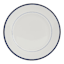 16-Piece Blue Rim Ceramic Dinnerware Set