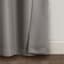 2-Pack Denver Grey Blackout Grommet Curtain Panels, 95"