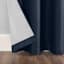 Tremont Indigo Thermal Room Darkening Grommet Curtain Panel, 84"
